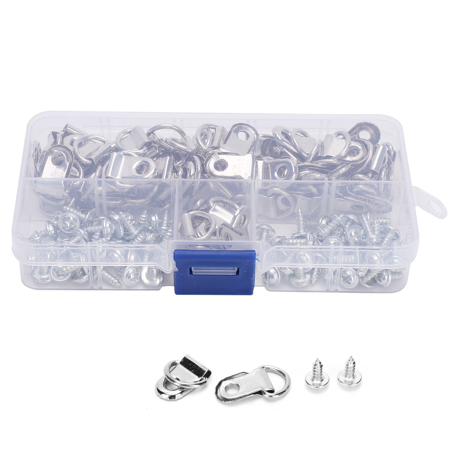 Cocosity D Ring Picture Hanger Kit,Picture Hanging Wire Kit,D Ring Picture Hanger Set,Picture Hanging D Ring,Picture Frame Hanger Screw,Picture Frame Fastener