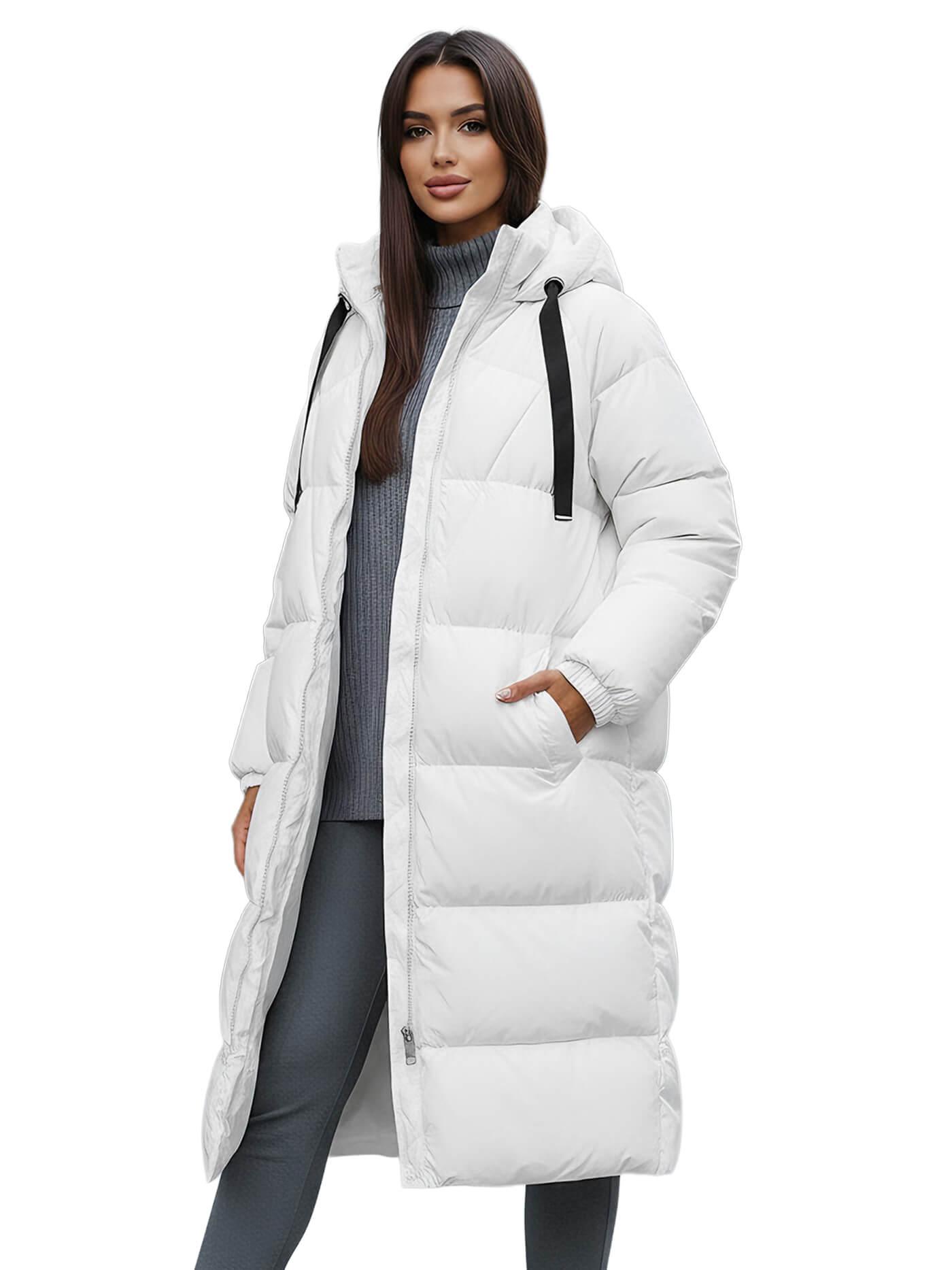 Damen Winterjacke Weiß OZONEE JS/5M3163/281Z L