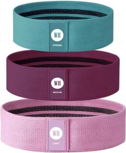Northix Women"s Health - Booty Bands - 3er-Set