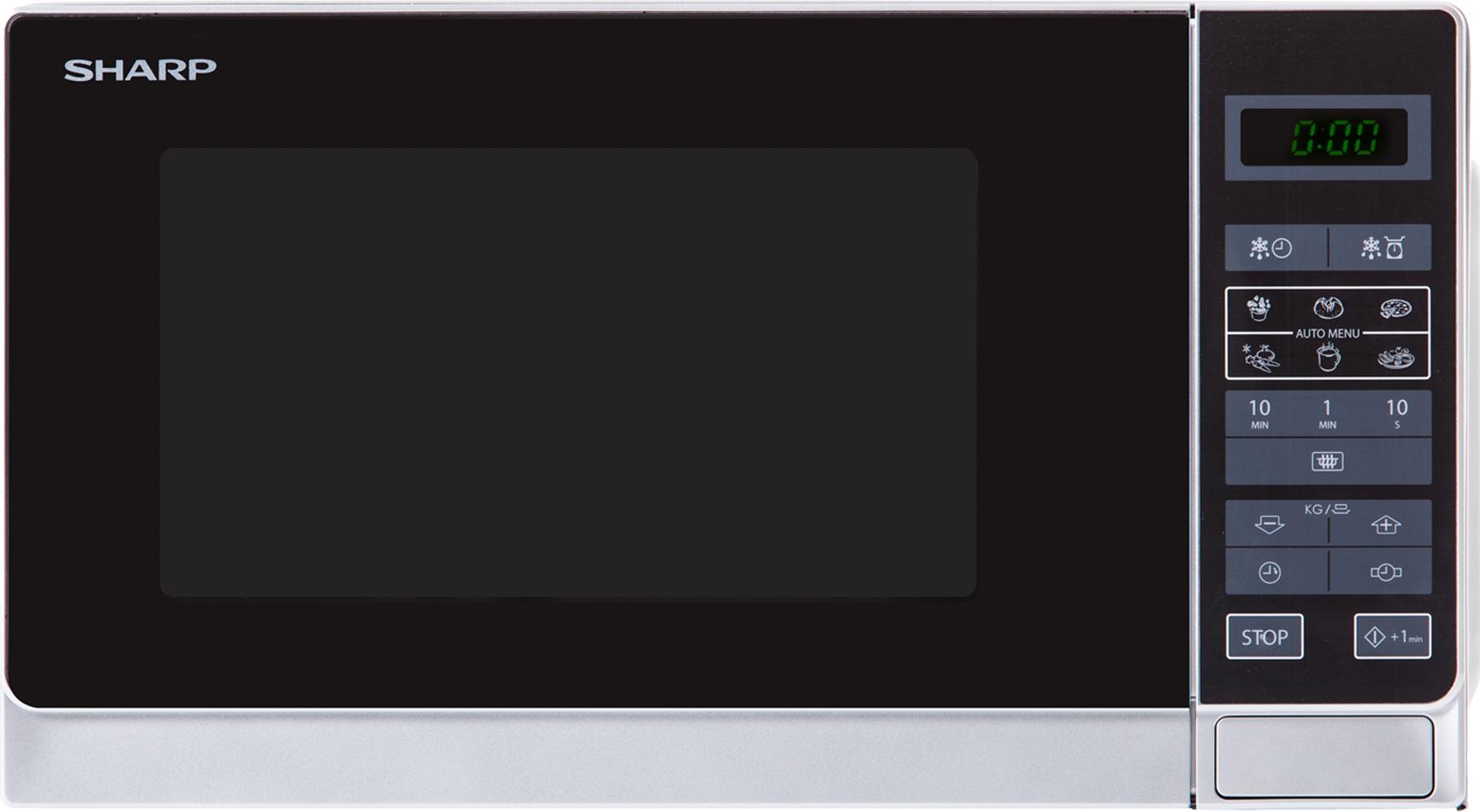 Sharp - Vestel Sharp R242WW Mikrowelle Mikrowellengerät 800W 20L 8Programme Automatikprogramme 18100094