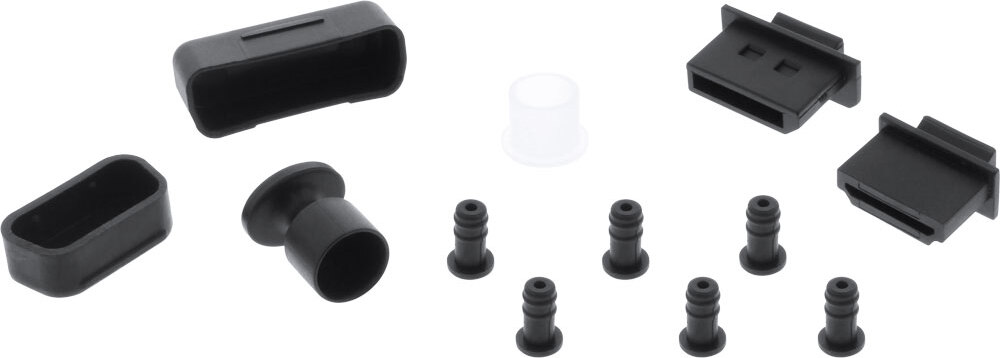 InLine® Staubschutz-Set, für Audio/Video-Schnittstellen, 12-teilig 59941H