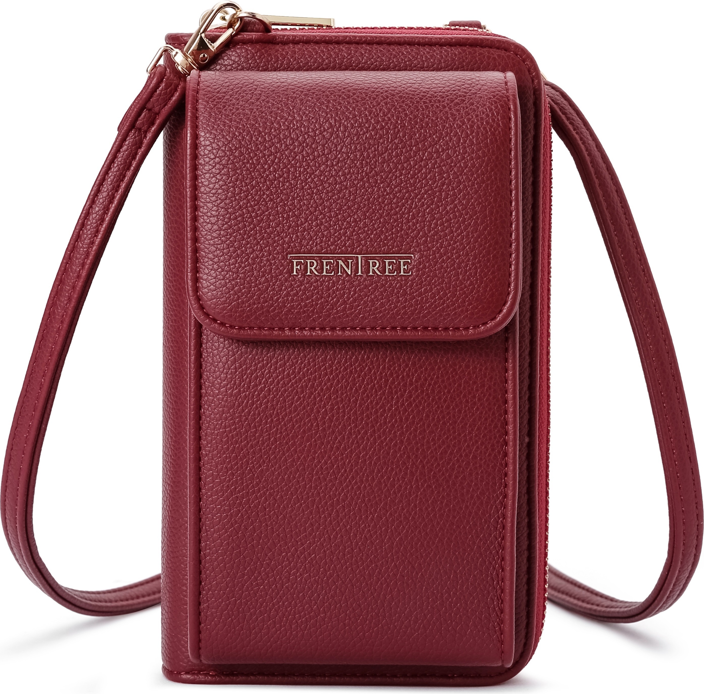 TESELOR Umhängetasche Damen - Nylon Crossbody Bag Mit Vielen Fächern