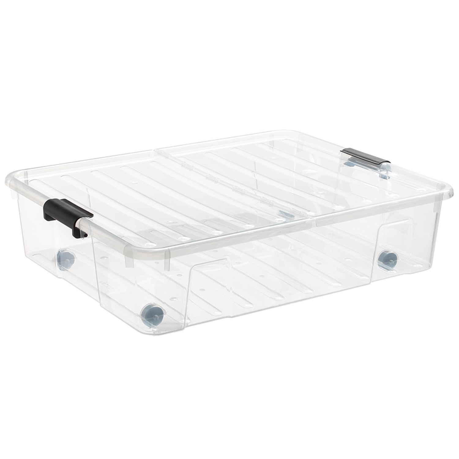 Orplast Unterbettbox Aufbewahrungsbox weiß 29L Unterbettkommode Behälter