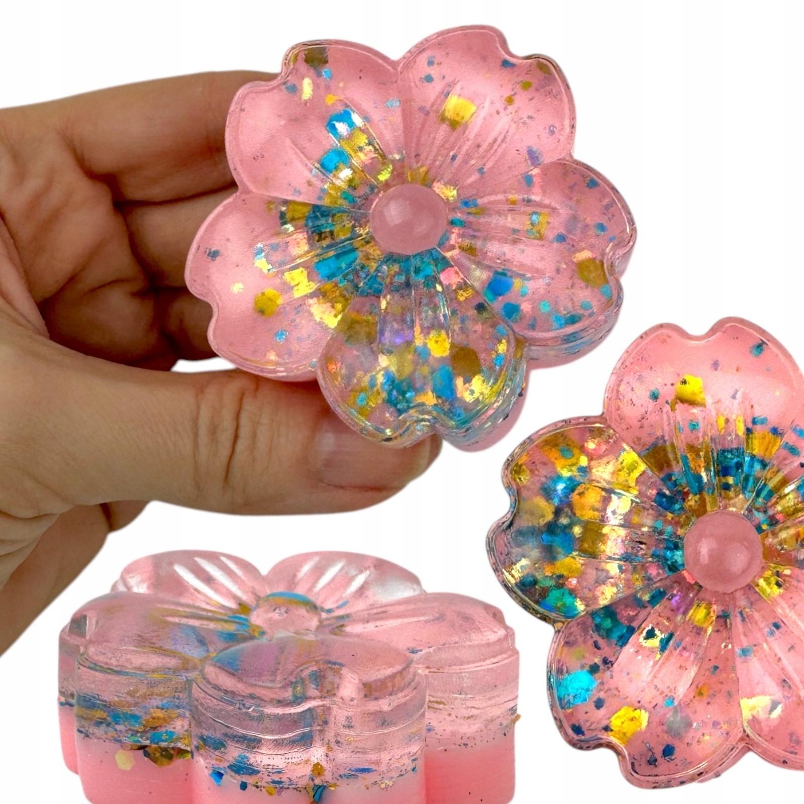 SquishySquishies Taba Blume Sensorischer Quetschie Pink