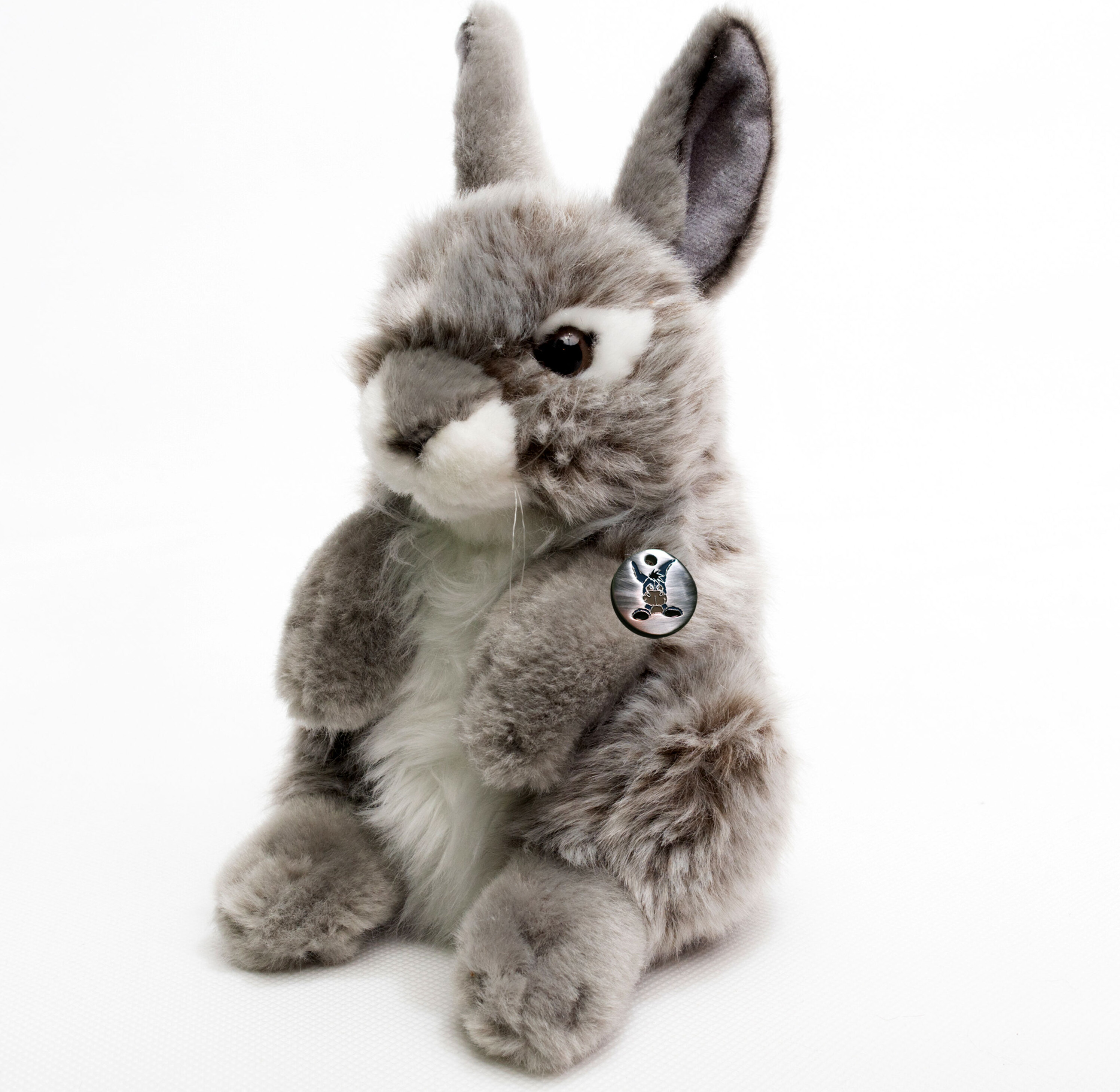 Kuscheltiere*biz Hase Kaninchen Häschen Plüschtier Kuscheltier grau sitzend Plüschhase BARNEY KT531240