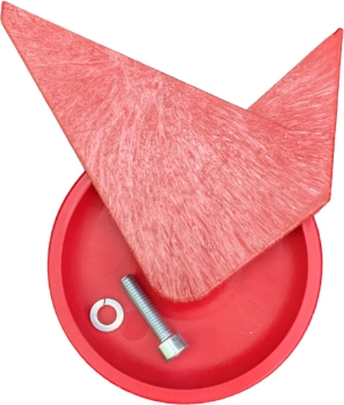 Fried Kunststofftechnik Fried Einlaufrolle für Sägeschutzhaube Sicherheitszubehör Kreissäge FRS101/1 32515