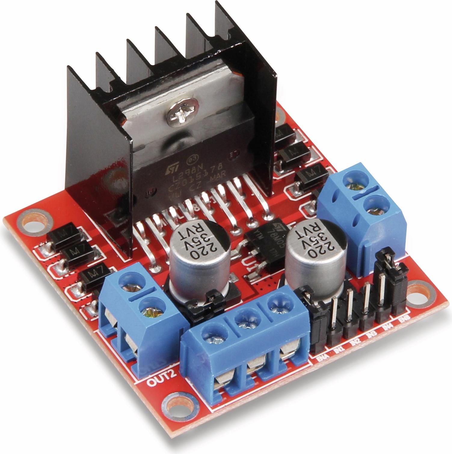 JOY-IT Motormodul (2/4Phasen, L298N)