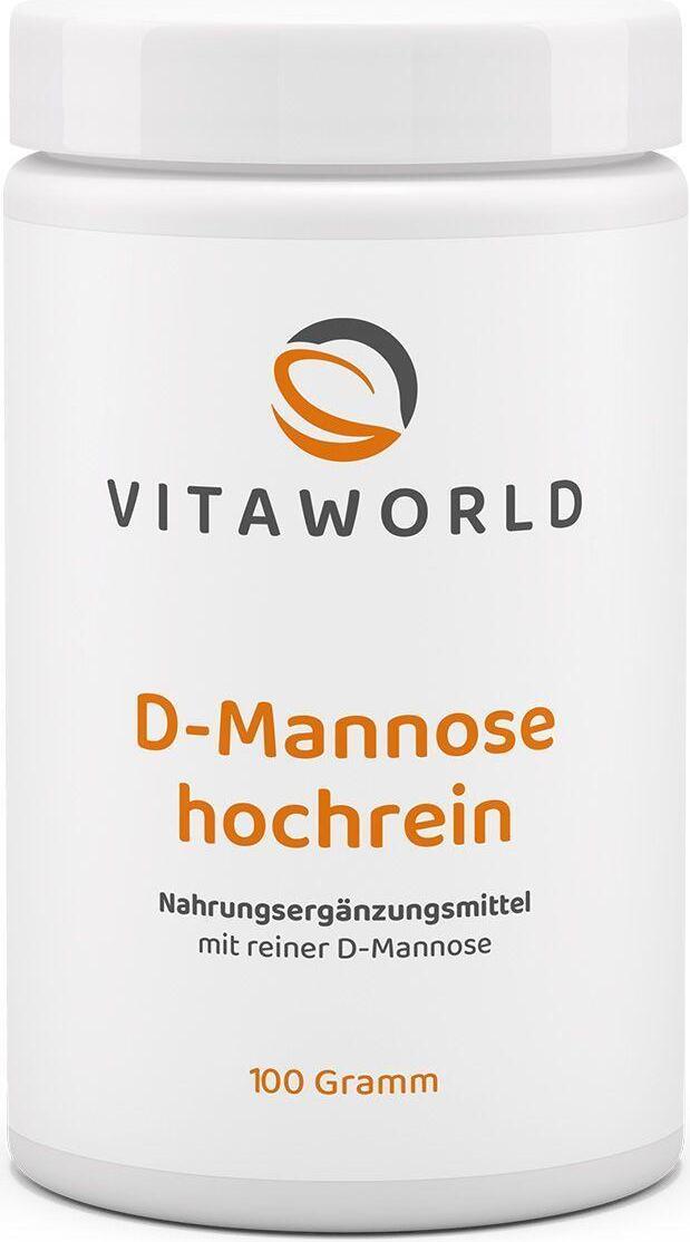 Vitaworld D-Mannose hochrein | 100 g | hochreine D-Mannose aus Mais | ohne Zusätze | vegan 09424865