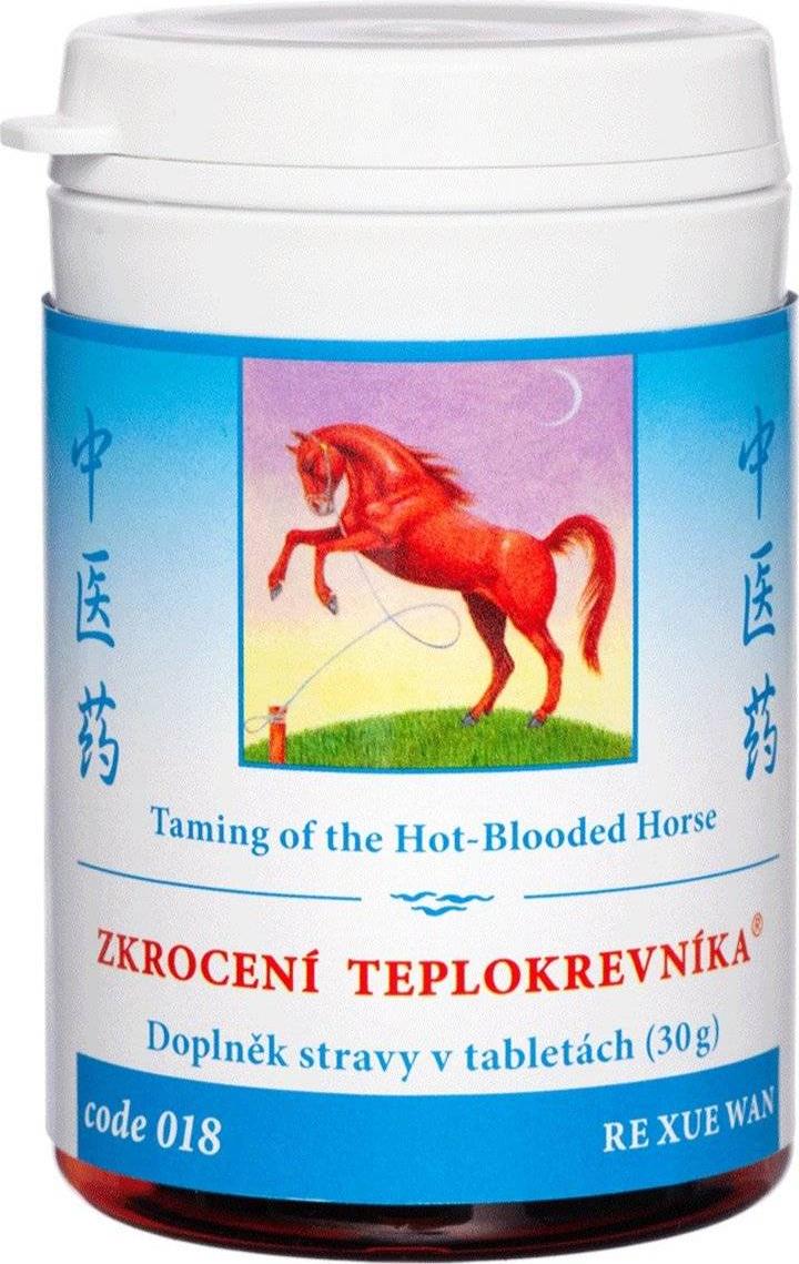TCM Herbs 018 Zähmung eines warmblüters (RE XUE WAN), 100 tbl