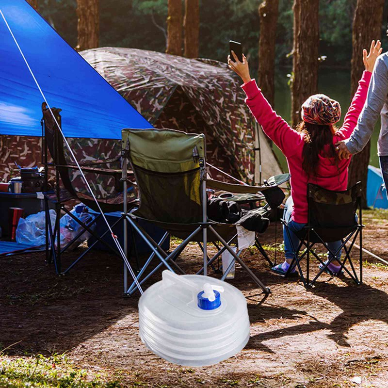 5L 8L Outdoor Camping Wassereimer mit Wasserhahn für Reisen Wandern Angeln 