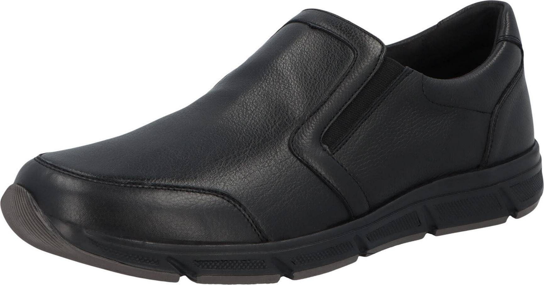 solidus Herren Halbschuhe im Sneaker-Stil mit Slip-On-Design und Elastikeinsatz aus Leder S24-0000814