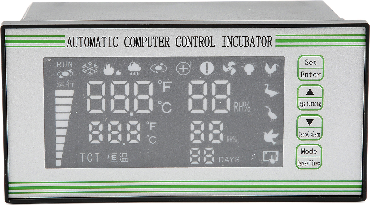 Cocosity Eier-Inkubator-Temperaturregler,Eier-Inkubator-Regler,Eier-Inkubator-Maschine,Hühner-Ei-Inkubator-Maschine,All-in-One-Ei-Inkubator,Geflügel-Habitat-Zubehör