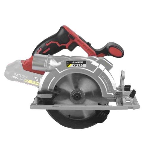 Kreissäge CP L205, 18V, 5Ah, 2 Li-Ion Akkus, (Ladegerät + Tasche), STAYER