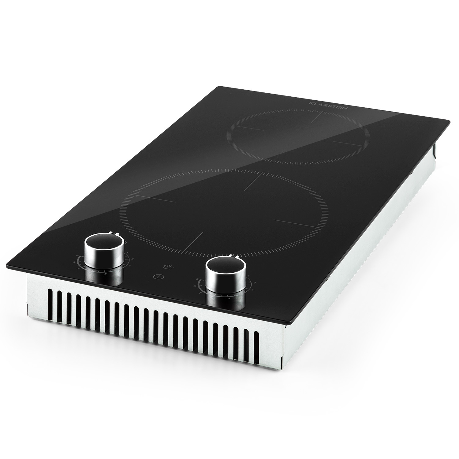 Klarstein Induktionskochfeld, Herd mit 2 Kochfelder, 2900W Induktion Einbauherd, Moderner Einbau-Induktionskochfeld mit 2 Platten, 2 Felder Glaskeramik Induktionskochfelder, Elektro Kochfeld 35