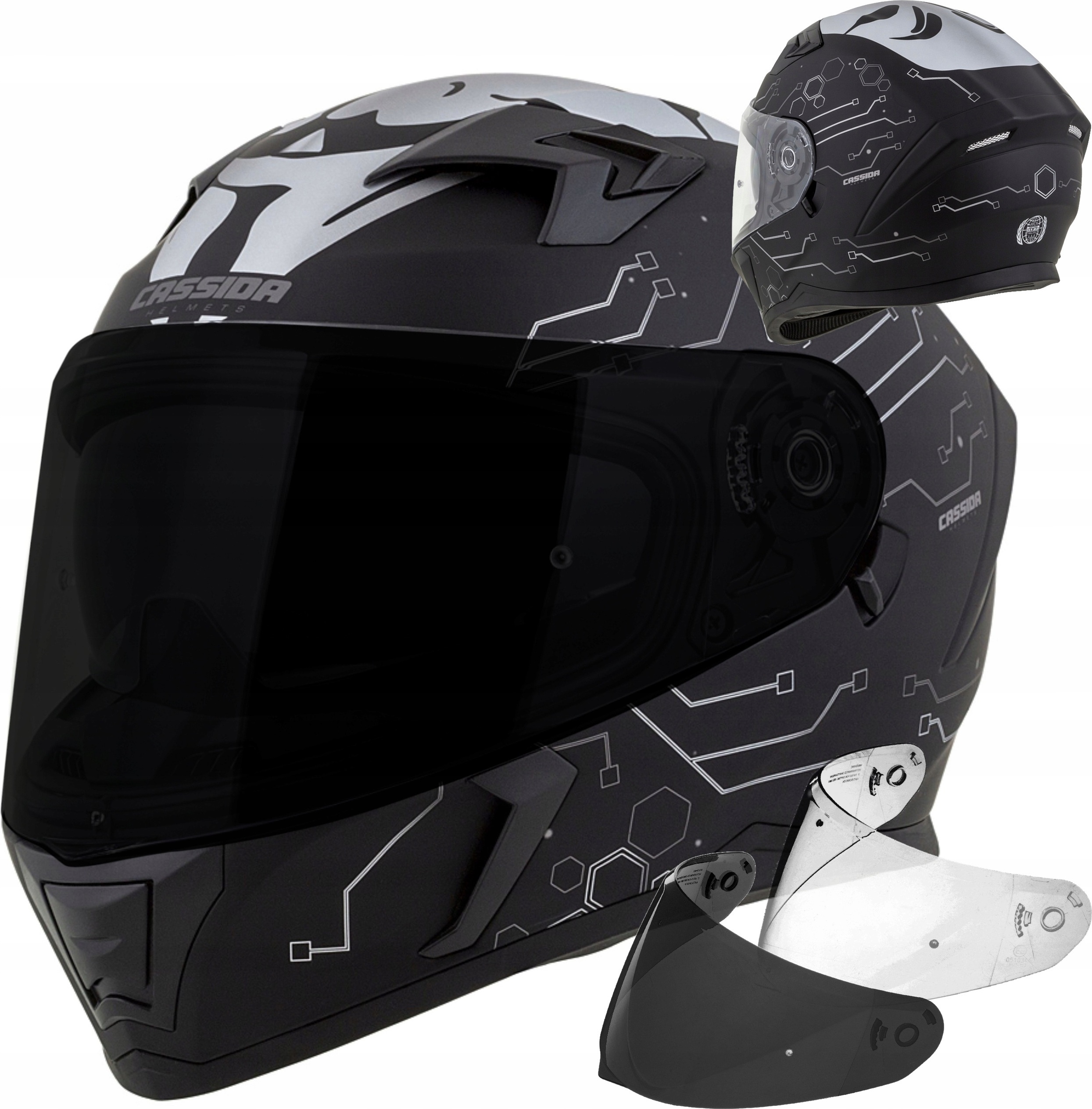Cassida Integralhelm 3.0 HACK mattes Kaufland.de