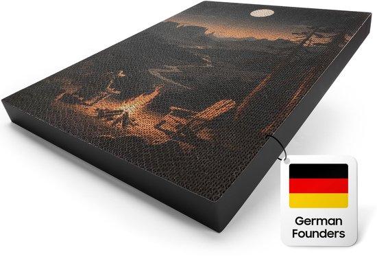 OEM Krabplank für Katzen, 5-lagig, selbstklebend, 40x30cm, grau 2026