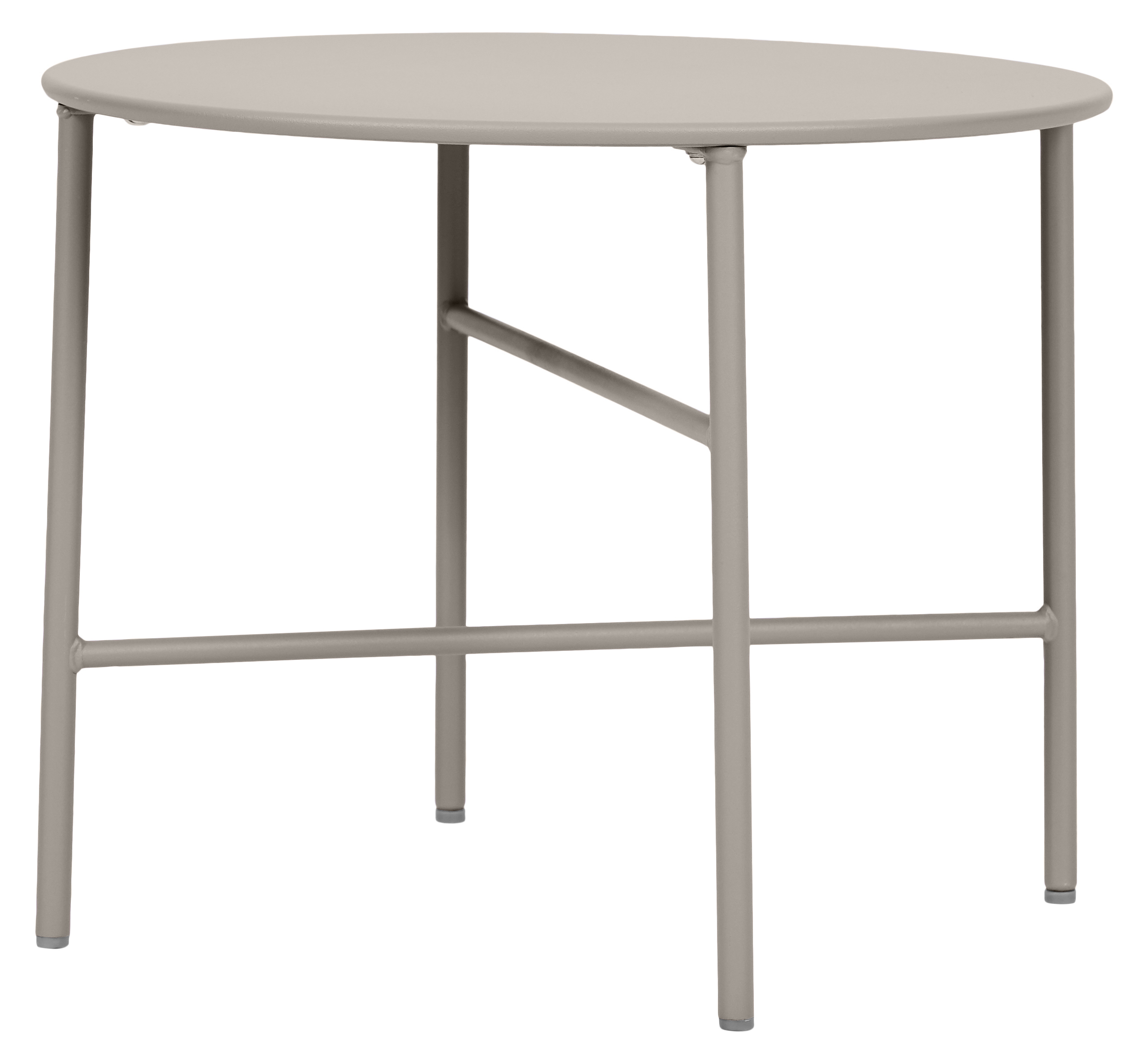 ebuy24 Pesetos Gartentisch Ø50 Cm grau. 51-48927