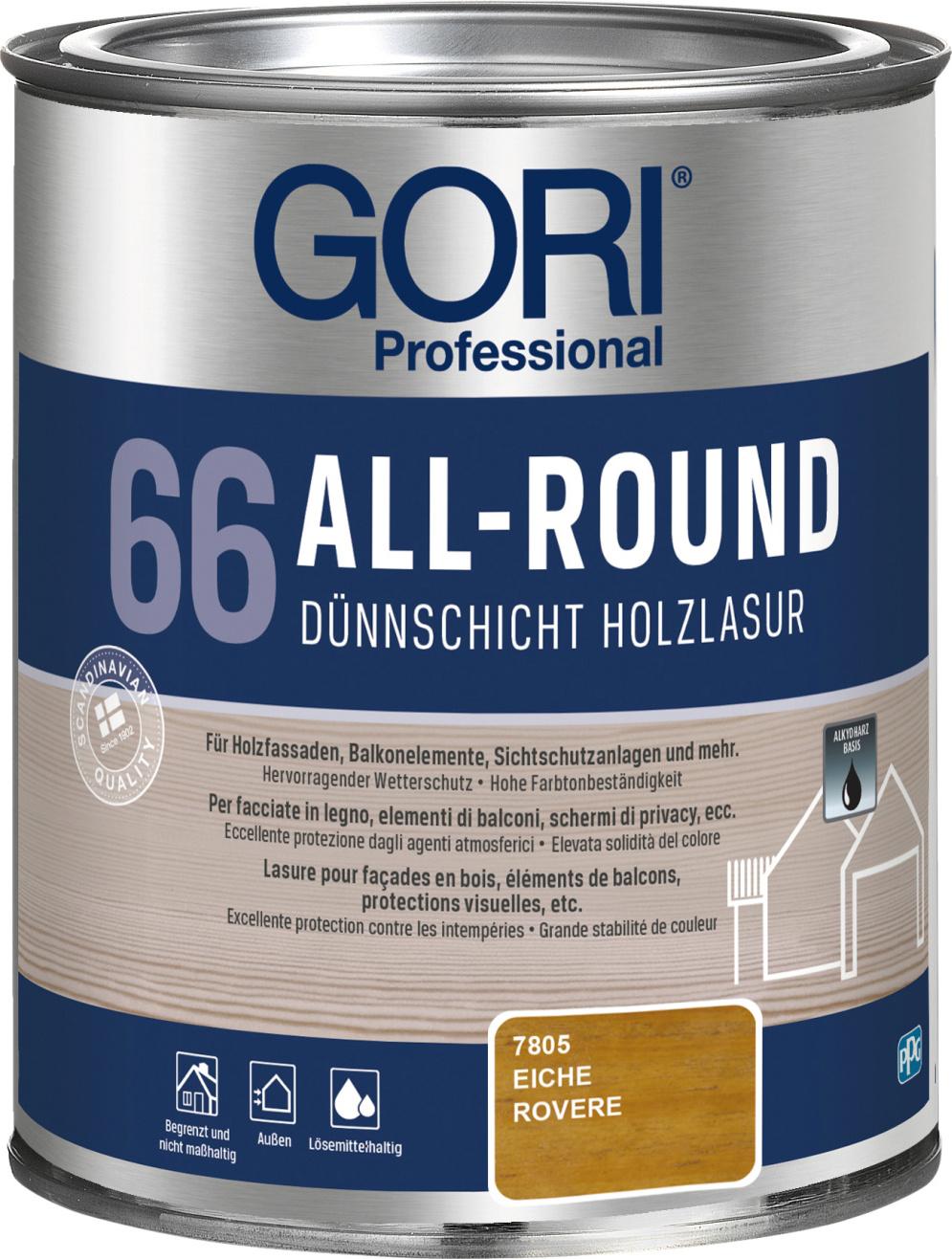 PPG Coatings 0,75L Gori 66 Holzlasur eiche Holz Lasur Holzschutz Holzschutzlasur