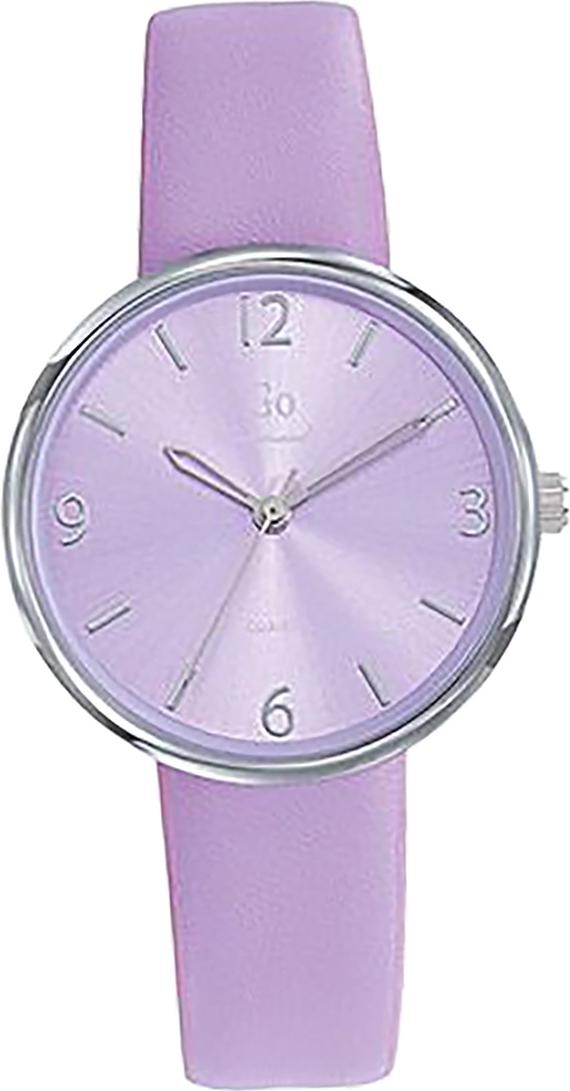 Len dámske náramkové hodinky Girl Only fialové analógové Mademoiselle s koženým remienkom D2UGO699340