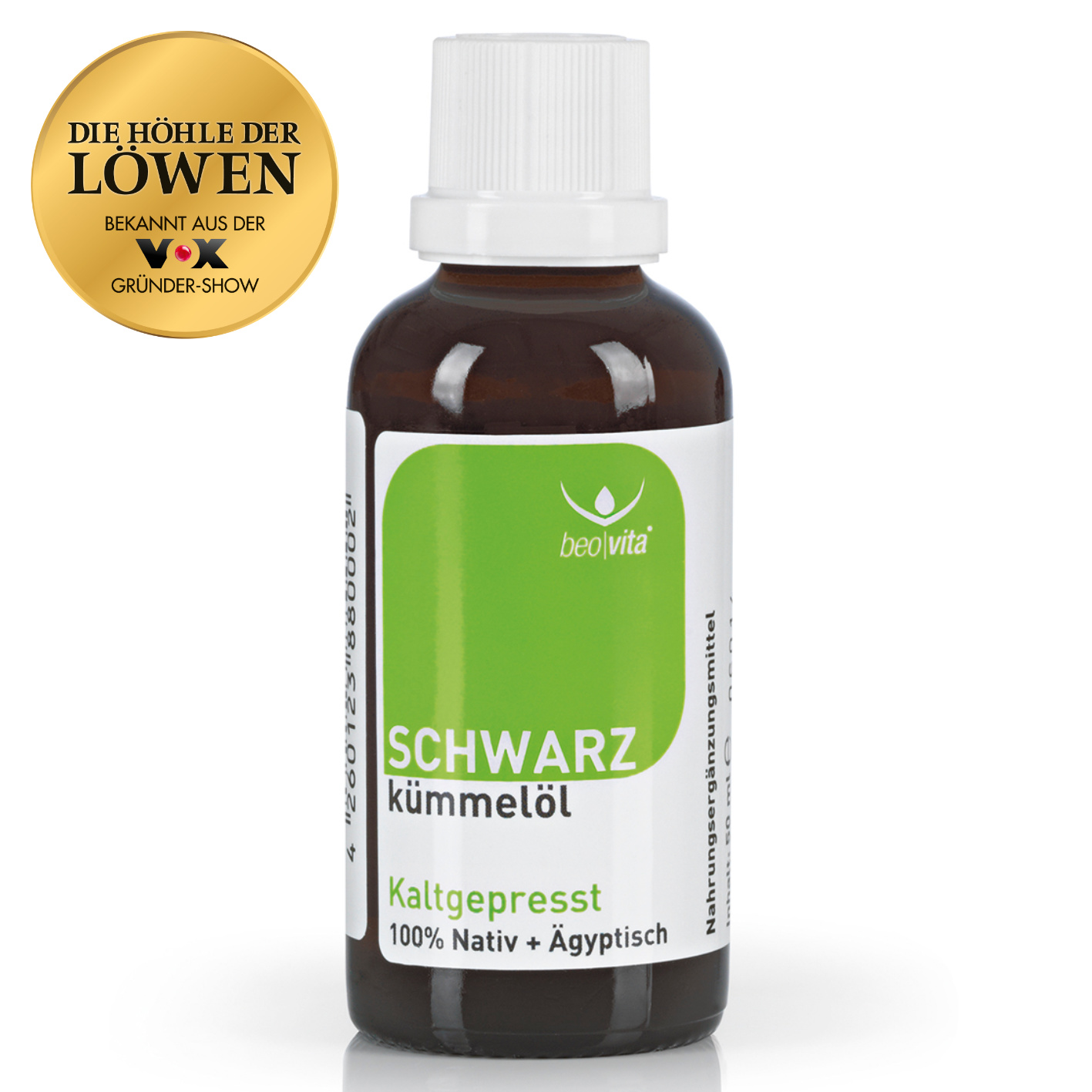 DS Produkte Beovita Schwarzkümmelöl Braunglasflasche (50ml) 02595