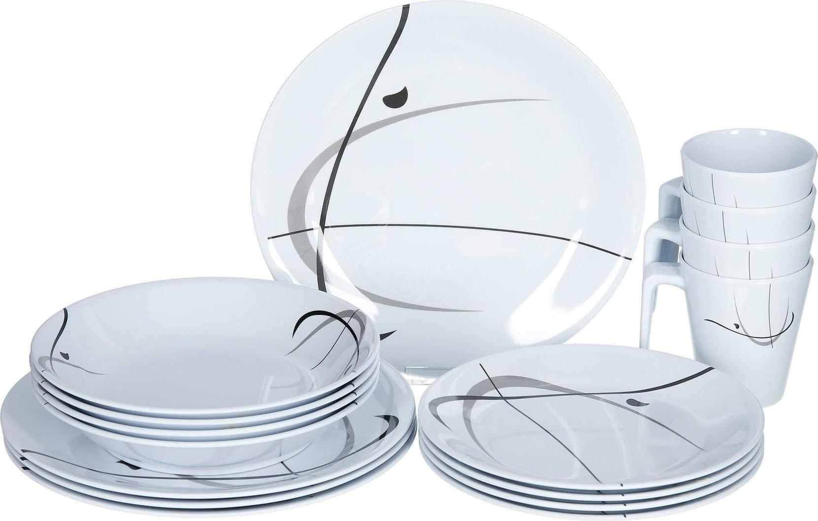 BRUNNER All Inclusive Teller aus Melamin Serenade - 16-tellig