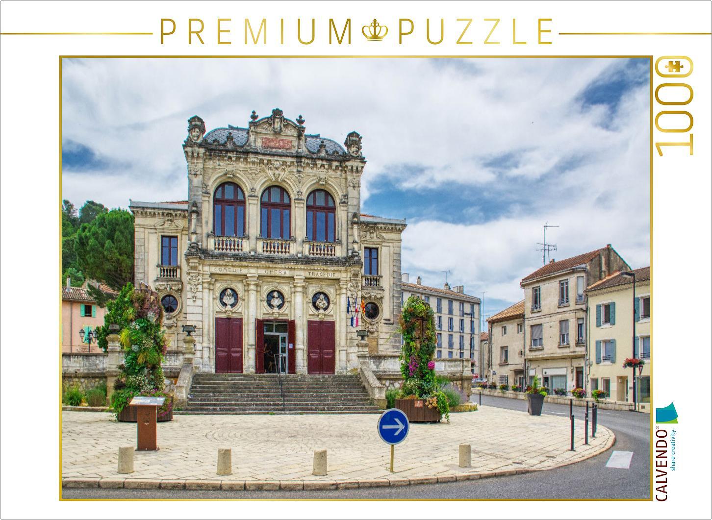 CALVENDO Puzzle Stadttheater | 1000 Teile Lege-Größe 64x48cm Foto-Puzzle für glückliche Stunden