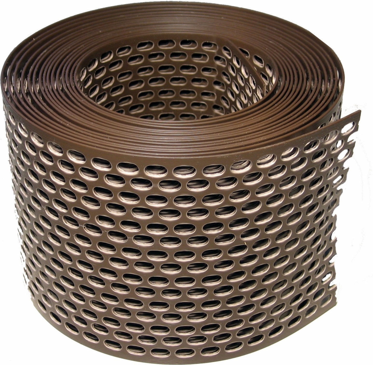 bauCompany24 Traufgitter 180 mm braun / Rolle a 5 lfm 11586