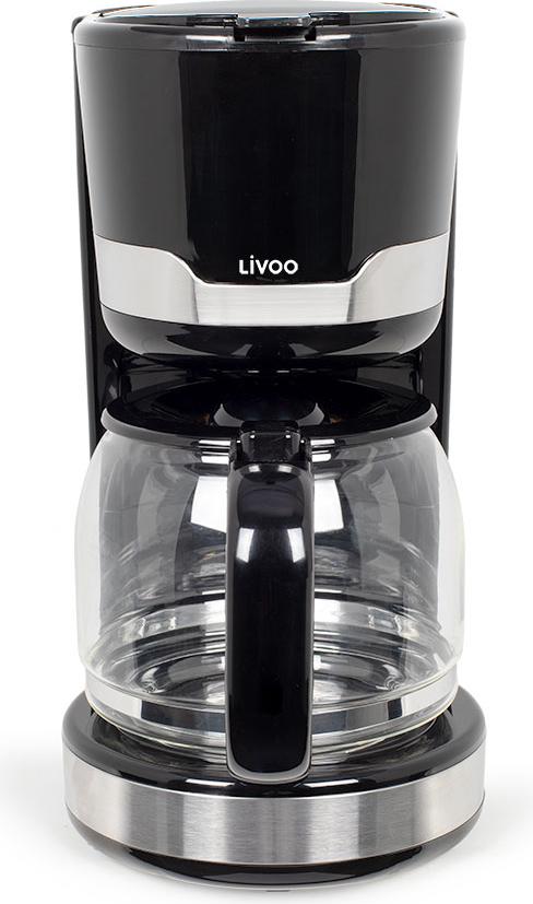 Filterkaffeemaschine 12 bis 14 tassen 1000 w schwarz Livoo DOD201N