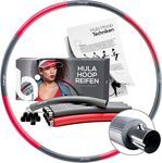 Baenger Hula Hoop Reifen Fitness Bauchtrainer Grau Rot 49300240695643