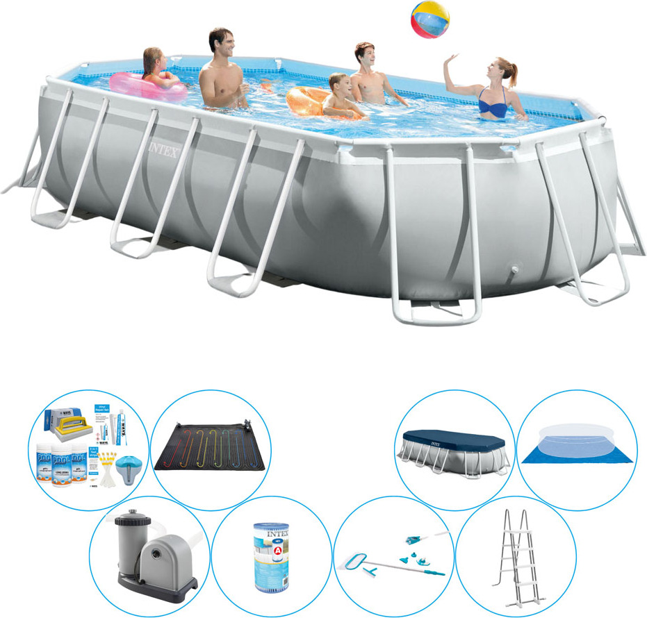 Bazén Intex Prism Frame Pool - 503x274x122 cm - výhodná sada