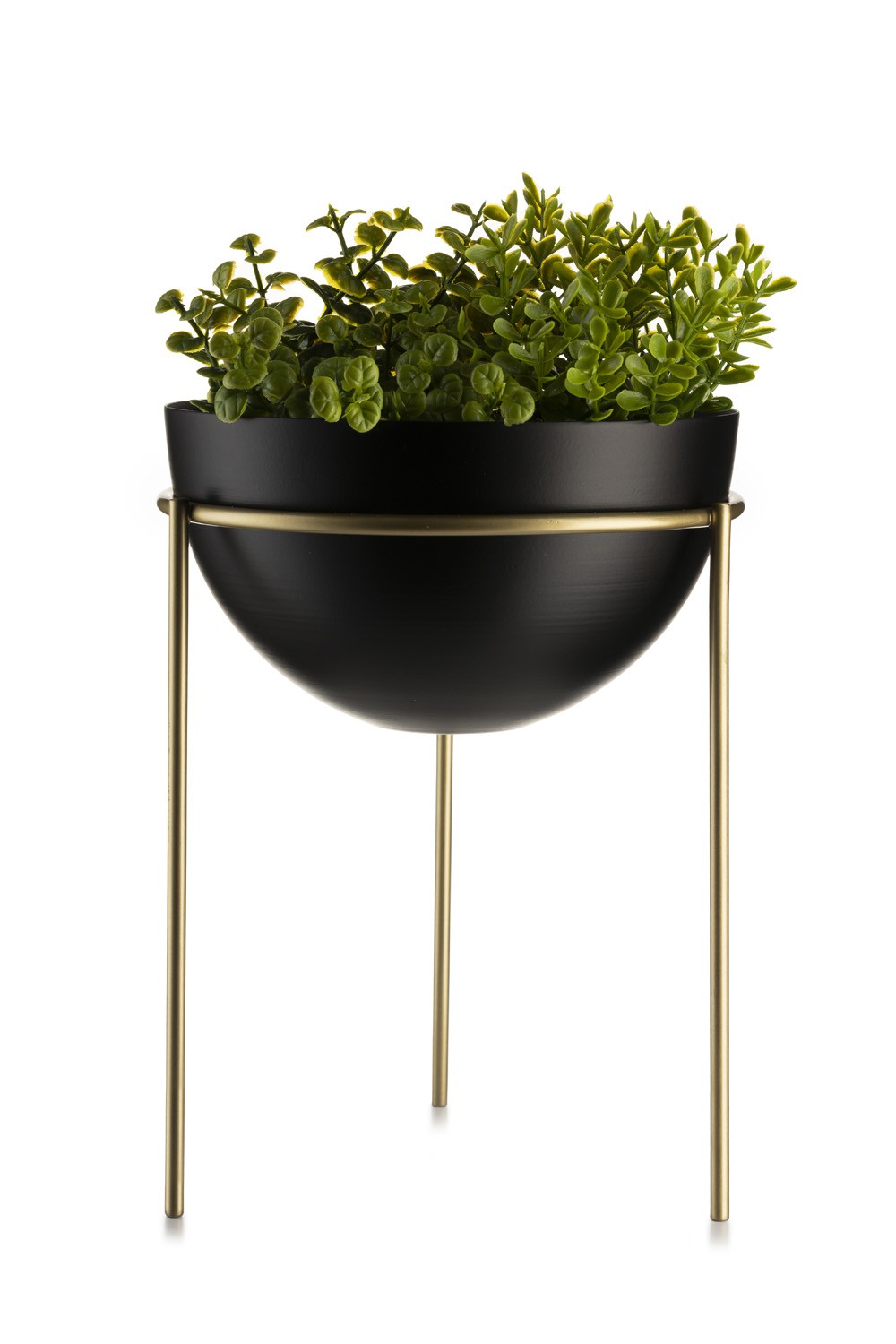 Tavolino quadrato da angolo in metallo, 40x40x70, dorato | Maisons du Monde