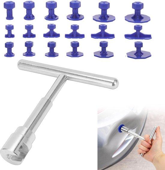 OEM Dent-Reparatur-Kit, Selbstklebende T-Bar-Trekker mit 18 Zahnplatten, Spritzlos Deckschäden-Reparatur-Set für Selbsthilfe Deckschadentrennung 2026