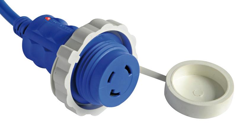 Vorgefertigte Kappe und Kabel blau 15 m 24 A 3x4 - Osculati 14.334.45