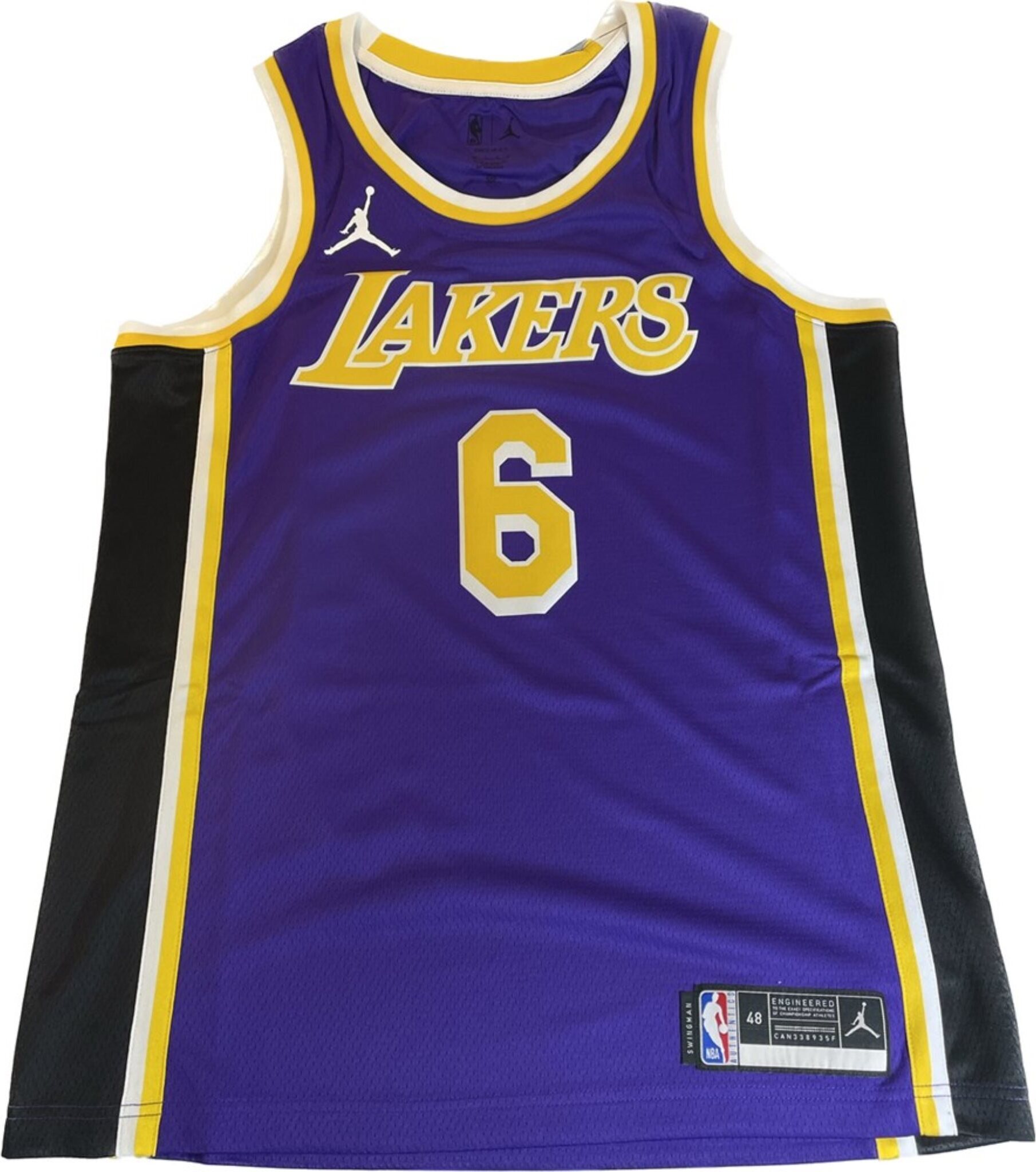 Hemd Nike Jordan Nba Swingman Jersey Lebron James La Lakers Statement Edition 6 CV9481513