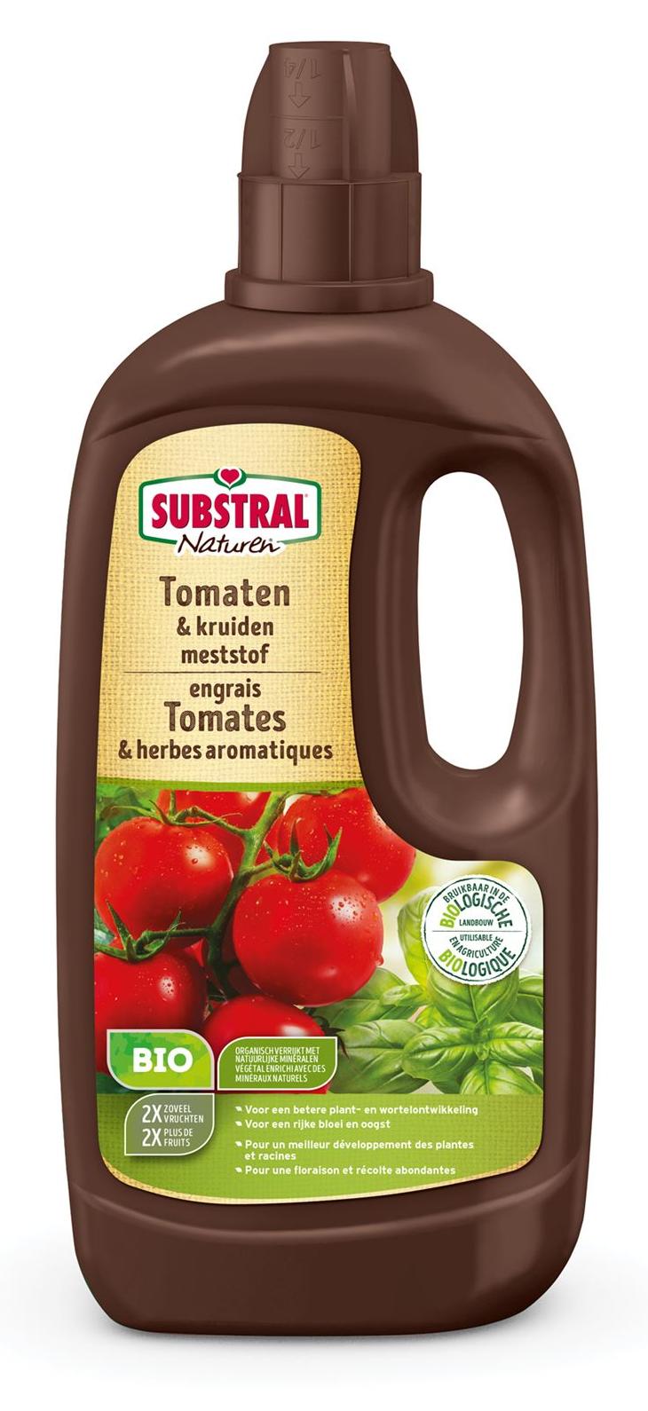 Substral Natürlicher Dünger für Tomaten und Kräuter - 500ml - organisch - Ideal für Tomaten und Kräuter - Organisch - Einfach zu verwenden