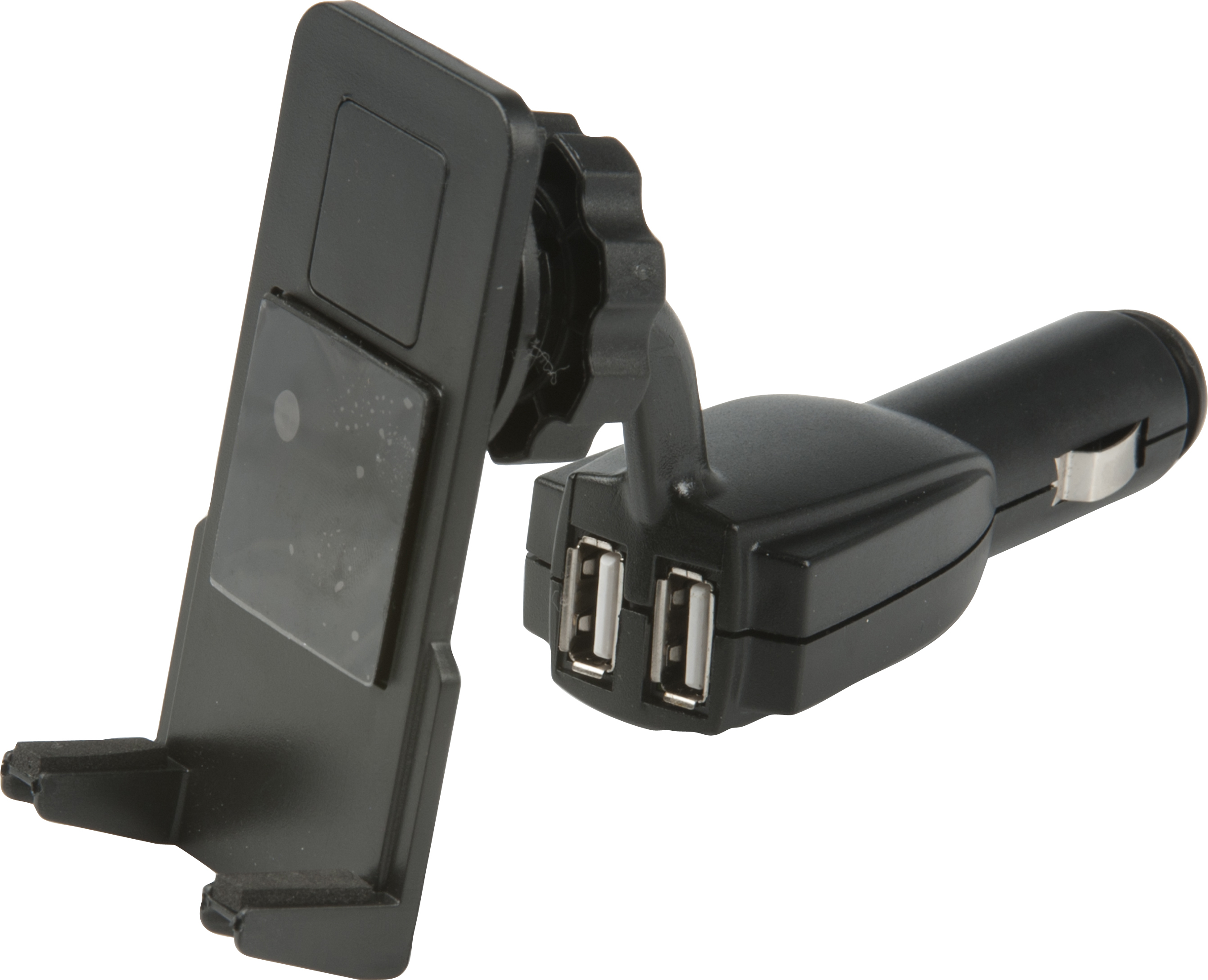 Držiak mobilného telefónu do auta All Ride s nabíjačkou do auta - s 2 konektormi USB - univerzálny stojan na mobilný telefón