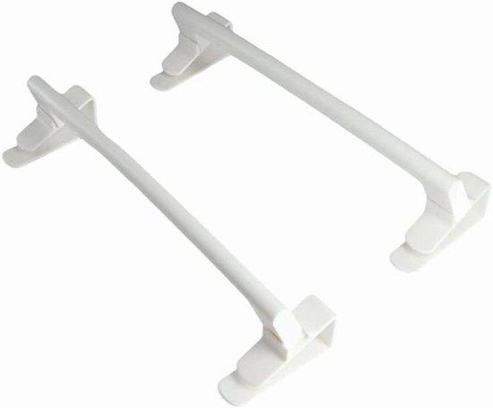 OEM Keukendeurorganizer - 24 x 7 x 6 cm - Weiß - ohne Bohren - Küchenorganisation 2026