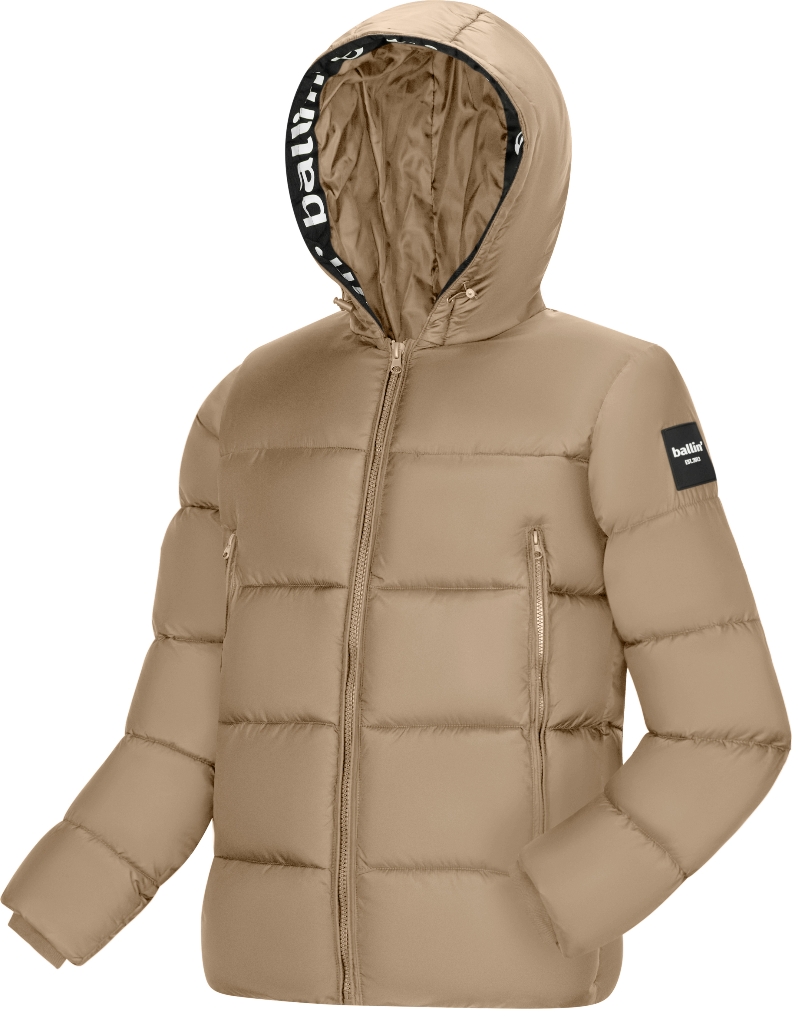 Ballin Est. 2013 Jacket Calvin Beige - Große S JKT-CALVIN-TAU-S