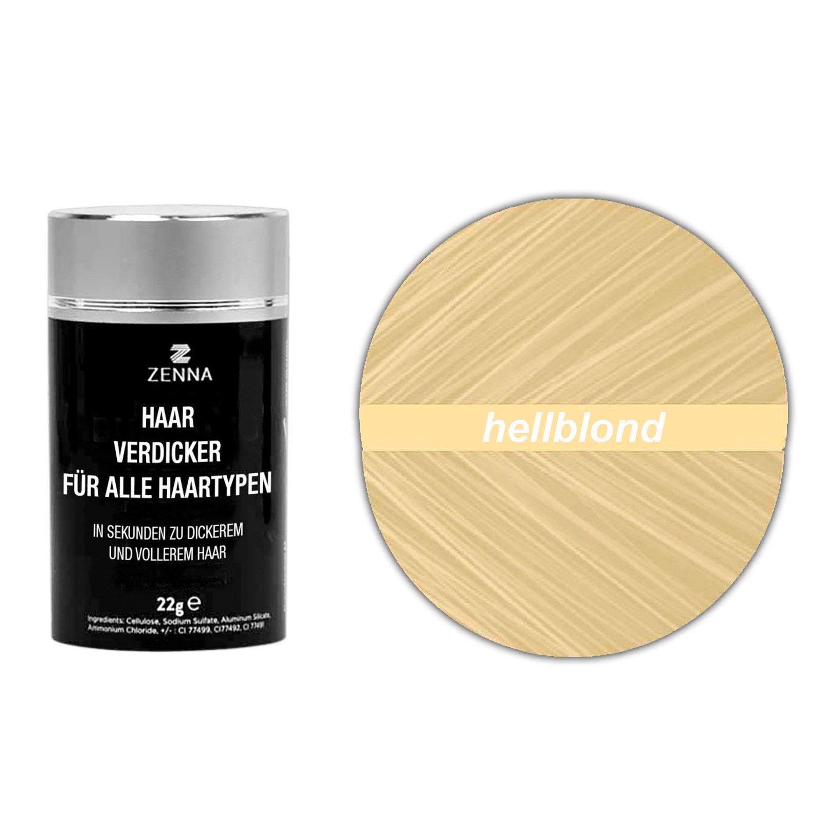HAC24 Premium Schütthaar 22g Streuhaar zur Haarverdichtung Haarpulver Haarauffüller gegen Lichte Stellen & Haarausfall Hellblond 173677059