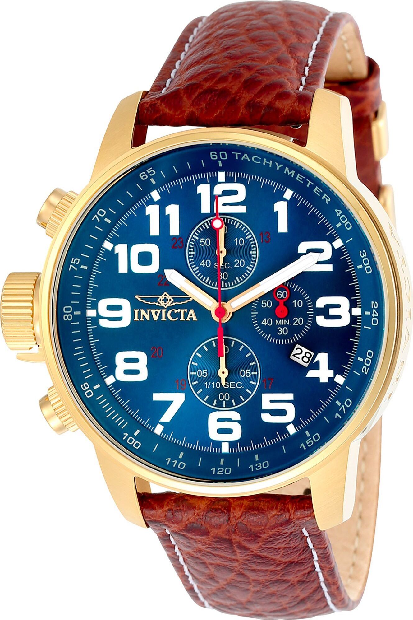 Invicta I-Force 3329 – Orologio Uomo In Acciaio, Quadrante Blu, Movimento Quarzo, Impermeabile 10 Bar (46mm) - 3