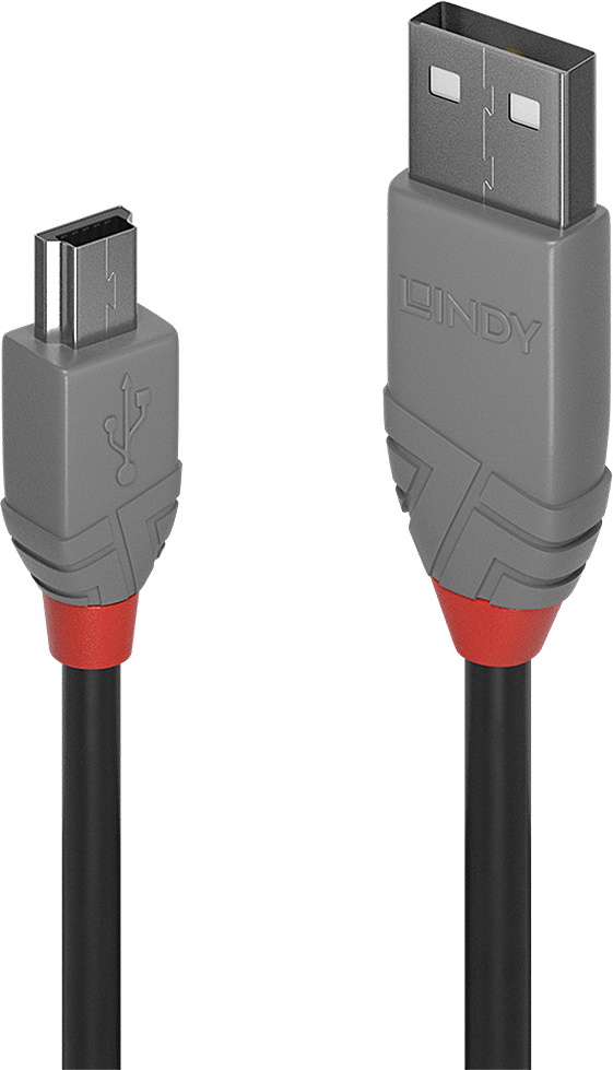 Cavo USB 2.0 A con Mini USB B LINDY 41780 20 cm Trasparente | Leroy Merlin