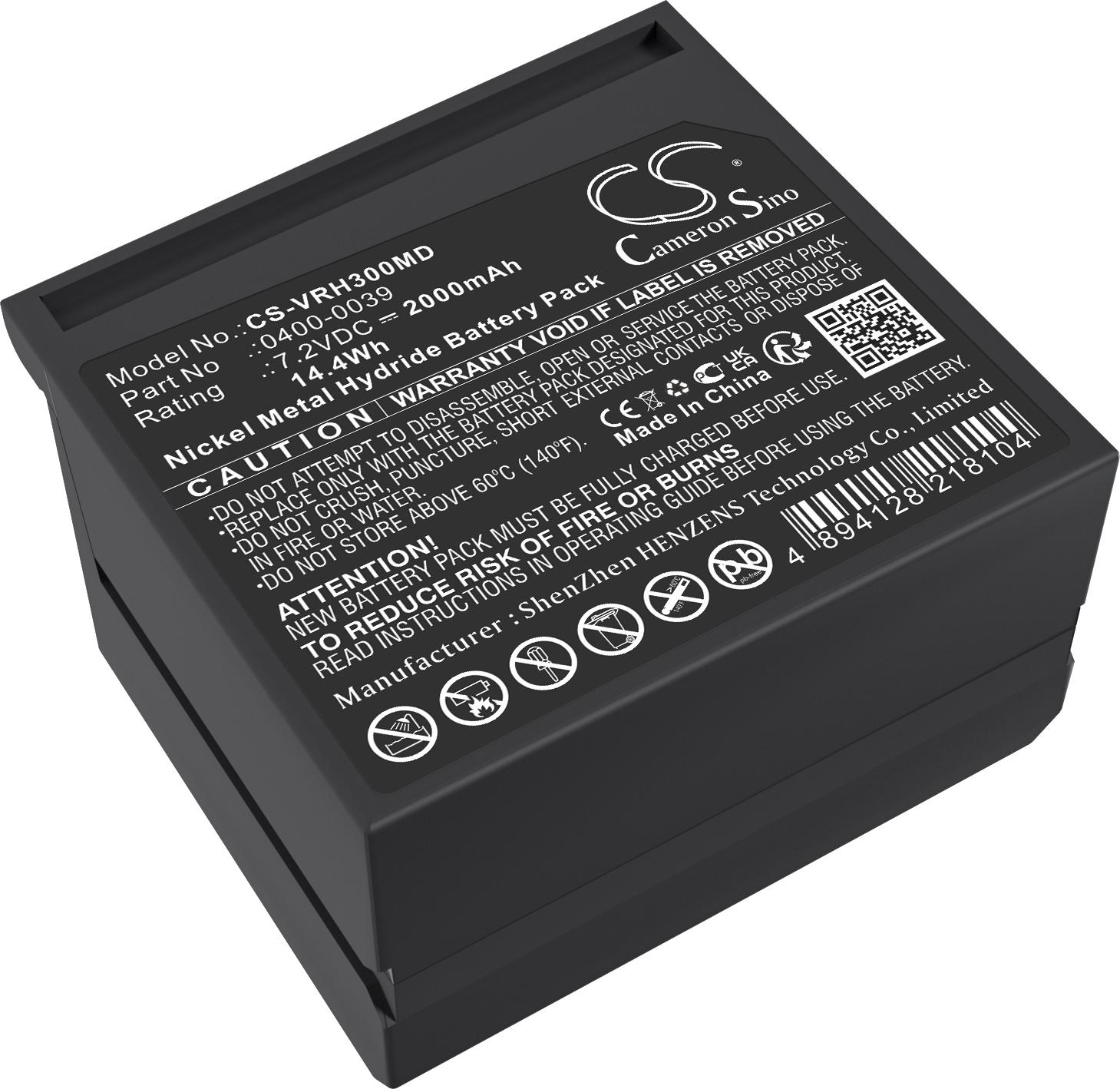 TECHTEK Akku Kompatibel mit [Verathon] Bladerscan BVI 2500, Bladerscan BVI 3000 Ersetzt 0400-0039