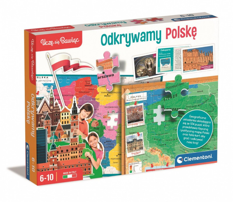 Clementoni Ich lerne spielerisch. Wir entdecken Polen