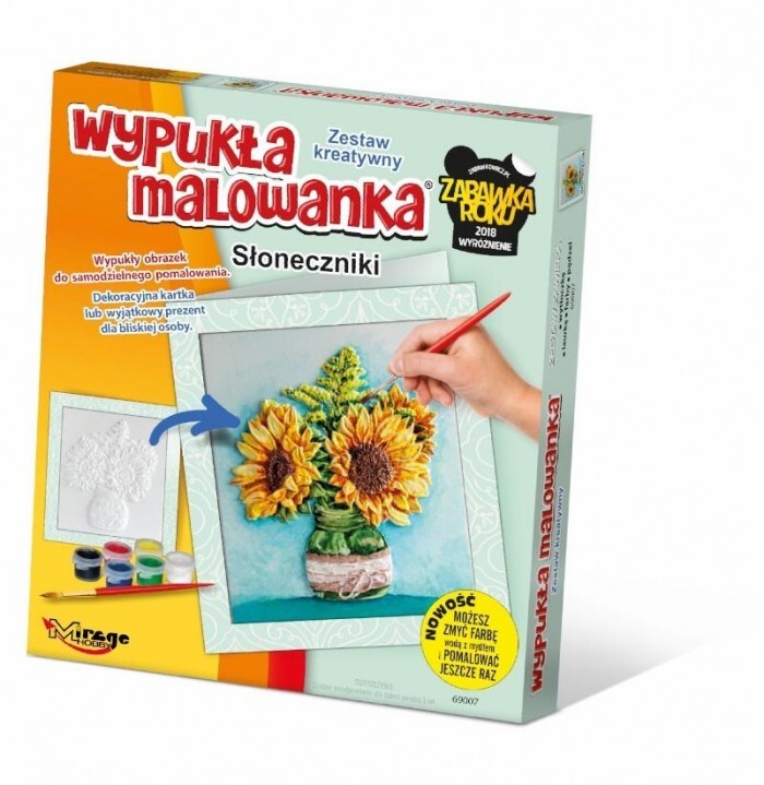 Mirage Hobby Konvexes Malbuch Blumen - Sonnenblumen