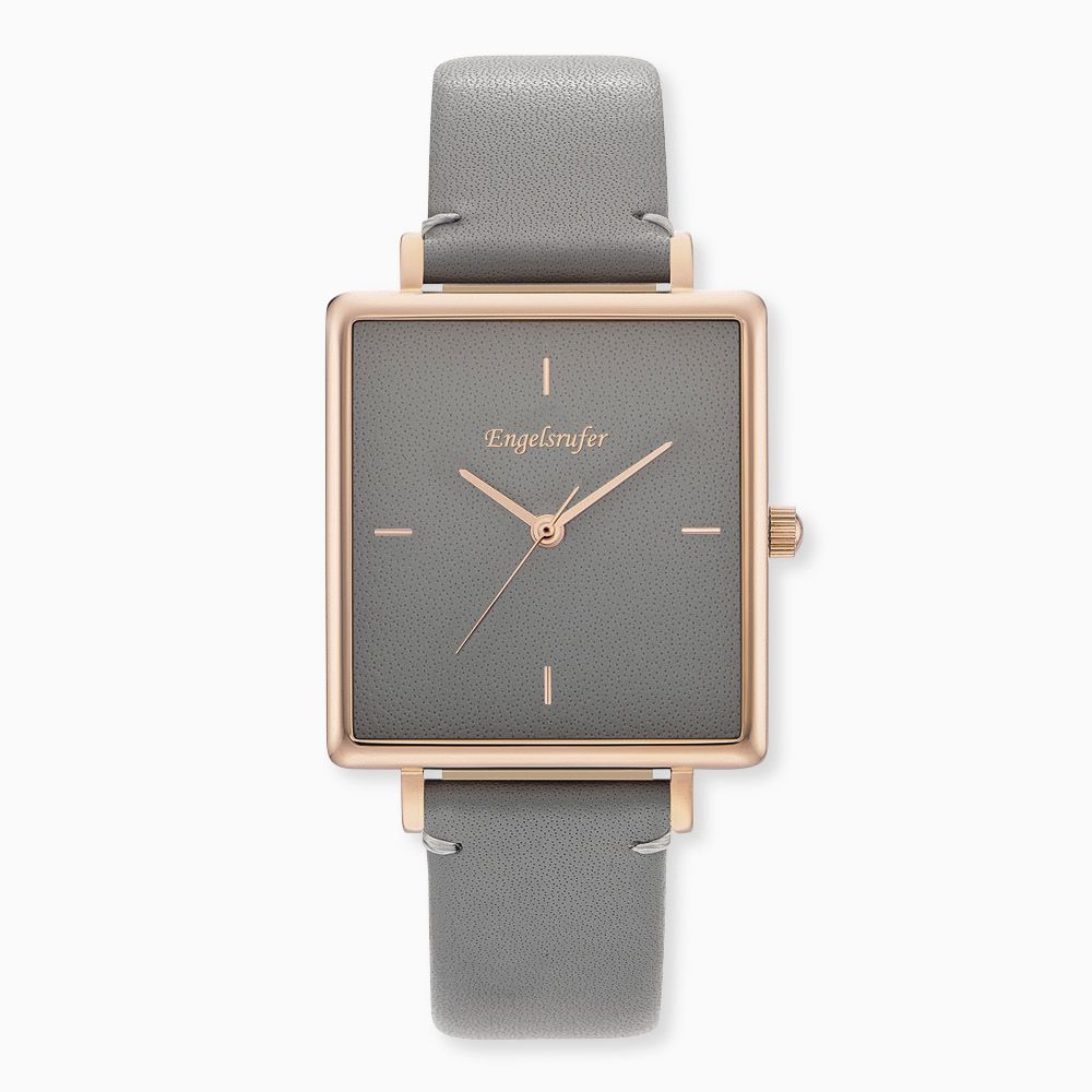 Engelsrufer ERWA-COLOUR-LGY2 Damen-Uhr Colour Analog Quarz Rosé Grau ERWA-COLOUR-LGY2-QR