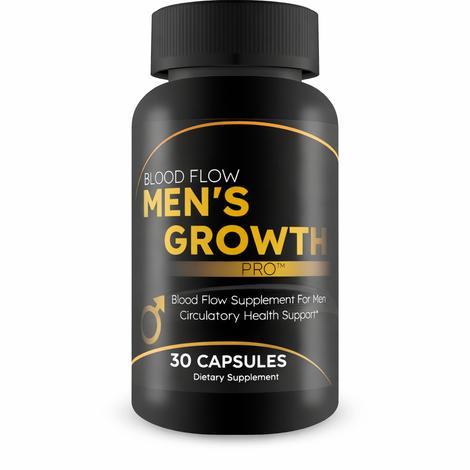 GLOBAL D LTD Men’s Growth – Unterstützung für männliche Leistungsfähigkeit und Durchblutung, 30 Kapseln