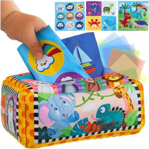Northio Taschentuchbox-Sortiergerät für Kinder, Montessori-Sinnesspielzeug