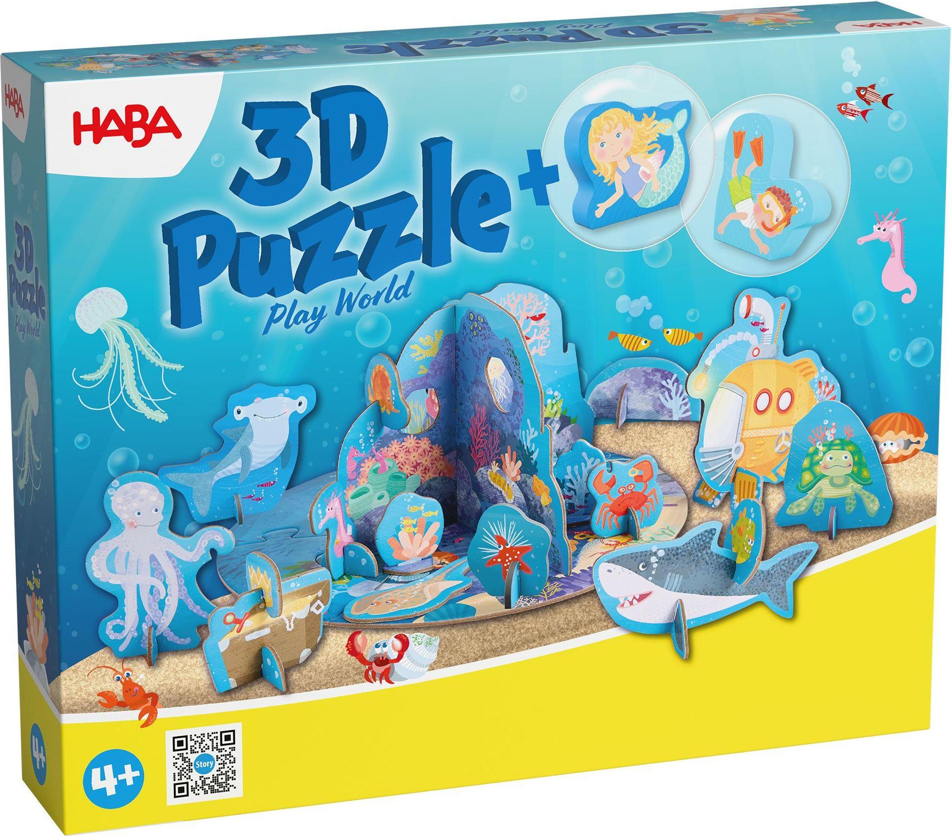 Haba 3D Puzzle Spielwelt Unterwasserwelt - Lernspielzeug für Kinder 1307179001