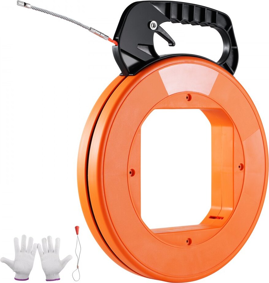 StarTech Kabeleinziehhilfe Einziehspirale - Einziehfeder 6,35mmx30,5m PET - Drahtseile für Elektroinstallationen - Einziehhilfe für Kabel und Drähte DJPYDSL14INCG6KCZV0