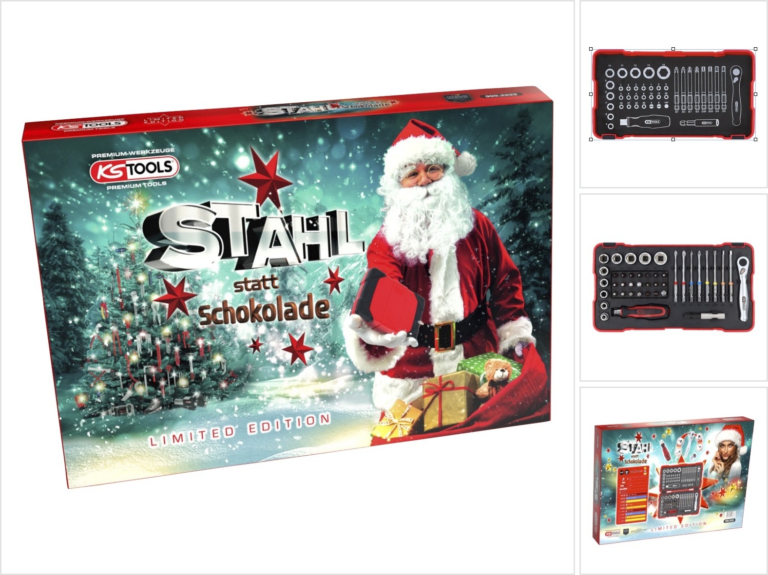 KS Tools Adventskalender Stahl statt Schokolade 999.2222